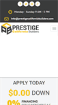 Mobile Screenshot of prestigecaliforniabuilders.com